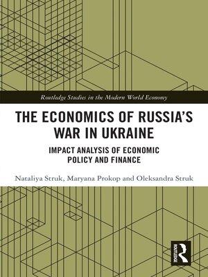 cover image of The Economics of Russia's War in Ukraine